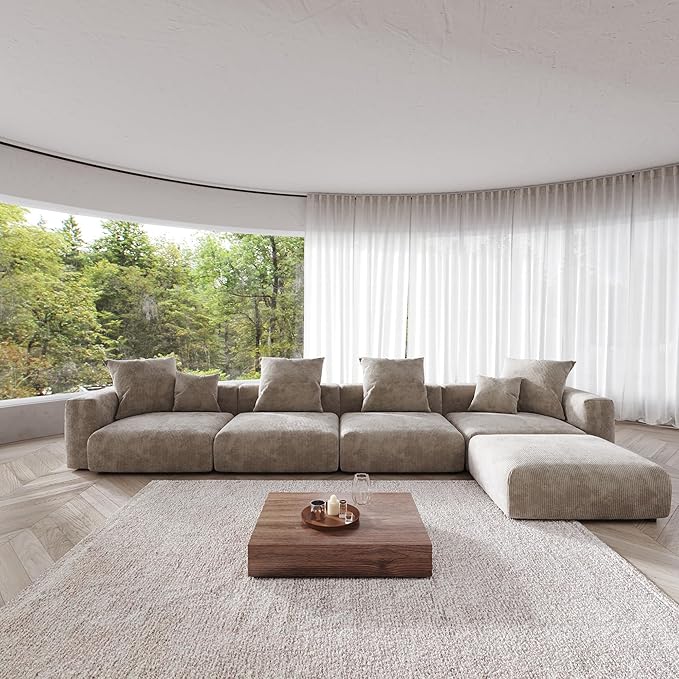 Modular Bouclé Cloud Couch Collection